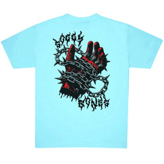 Soggybones In Chains Youth tee - sky blue