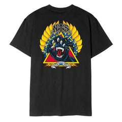 Natas screaming panther tee - washed black