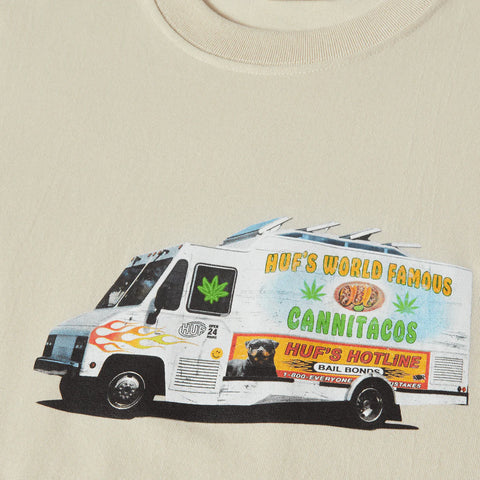 Huf Taco truck tee - Stone