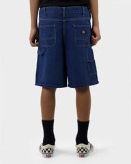 Dickies YOUTH DX200Y denim carpenter short - stone washed indigo