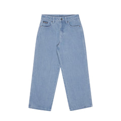 Santa Cruz yelling stack baggy denim jeans - mid blue