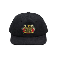 Soggybones Finishline unstructured cord cap - Black corduroy