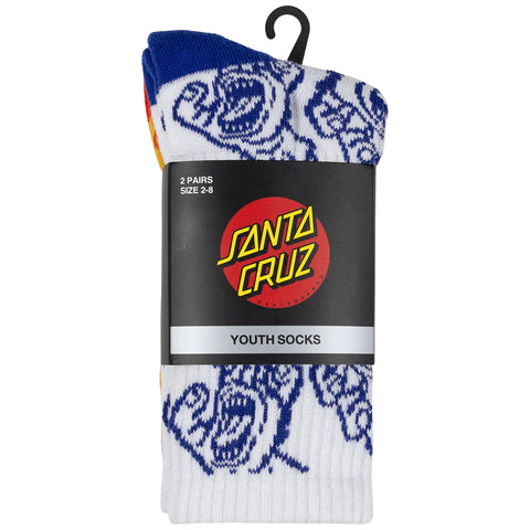 Crowded hand hollow crest sock 2 pack - YOUTH