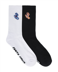 Screaming hand crew sock 2 pack