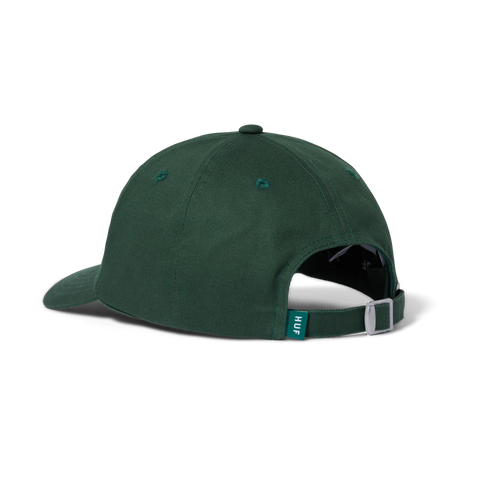 Huf bloom curved 6panel cap - Hunter green