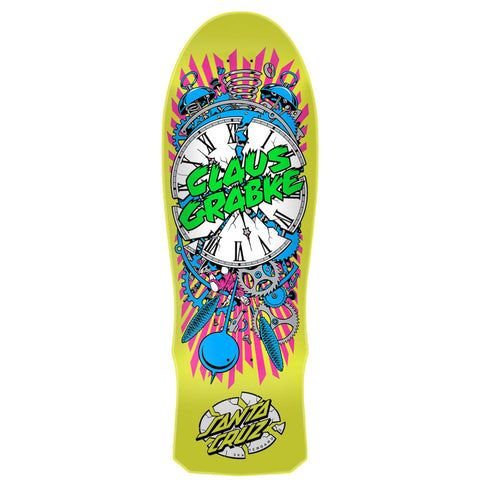 10.04in Grabke Exploding Clock Santa Cruz Reissue Skateboard Deck