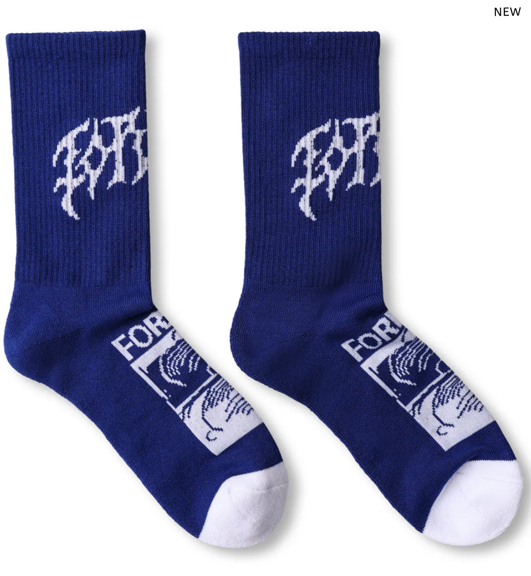 Former puncture sock - cobalt