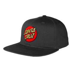 Classic dot patch SnapBack - black