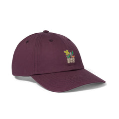 Huf bloom curved 6panel cap - Raisin