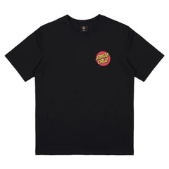 Classic dot chest tee - Black