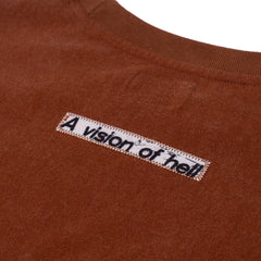 Hoddle Vision logo tee - Brown