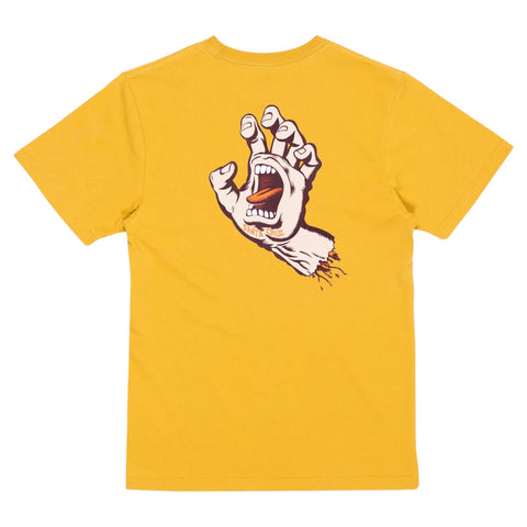 Opus screaming hand tee youth - Tan