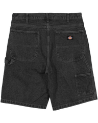 Dickies YOUTH DX200Y denim carpenter short - rinsed black