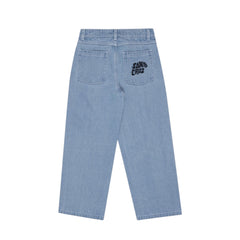 Santa Cruz yelling stack baggy denim jeans - mid blue