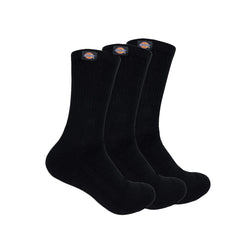 Dickies label sock size 6-12 / 3pack black