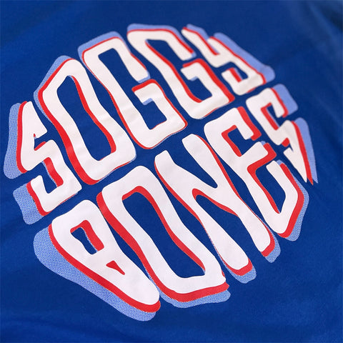 Soggybones 3D portal tee - Royal blue