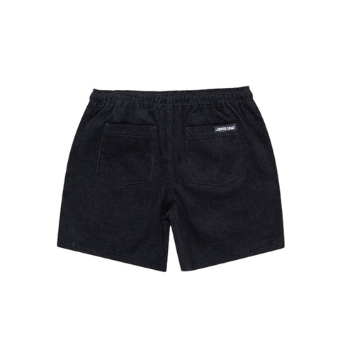 Santa Cruz Broken dot cord elastic waist short - Black