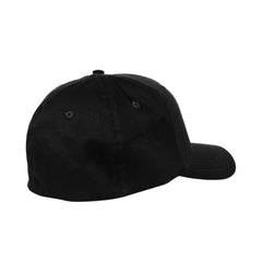 Classic dot patch stretch fit cap - black