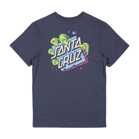 Santa Cruz Johnson beast dot stack youth tee - Navy